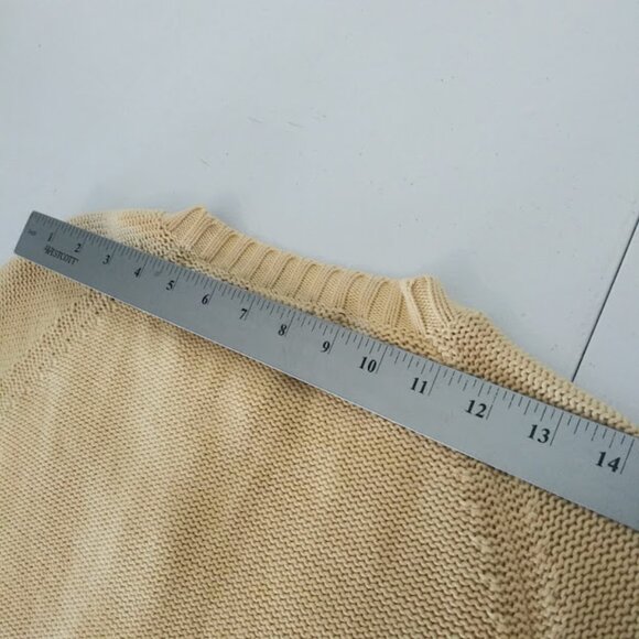 Westbound women's size M yellow cardigan knit sweater - Picture 11 of 15